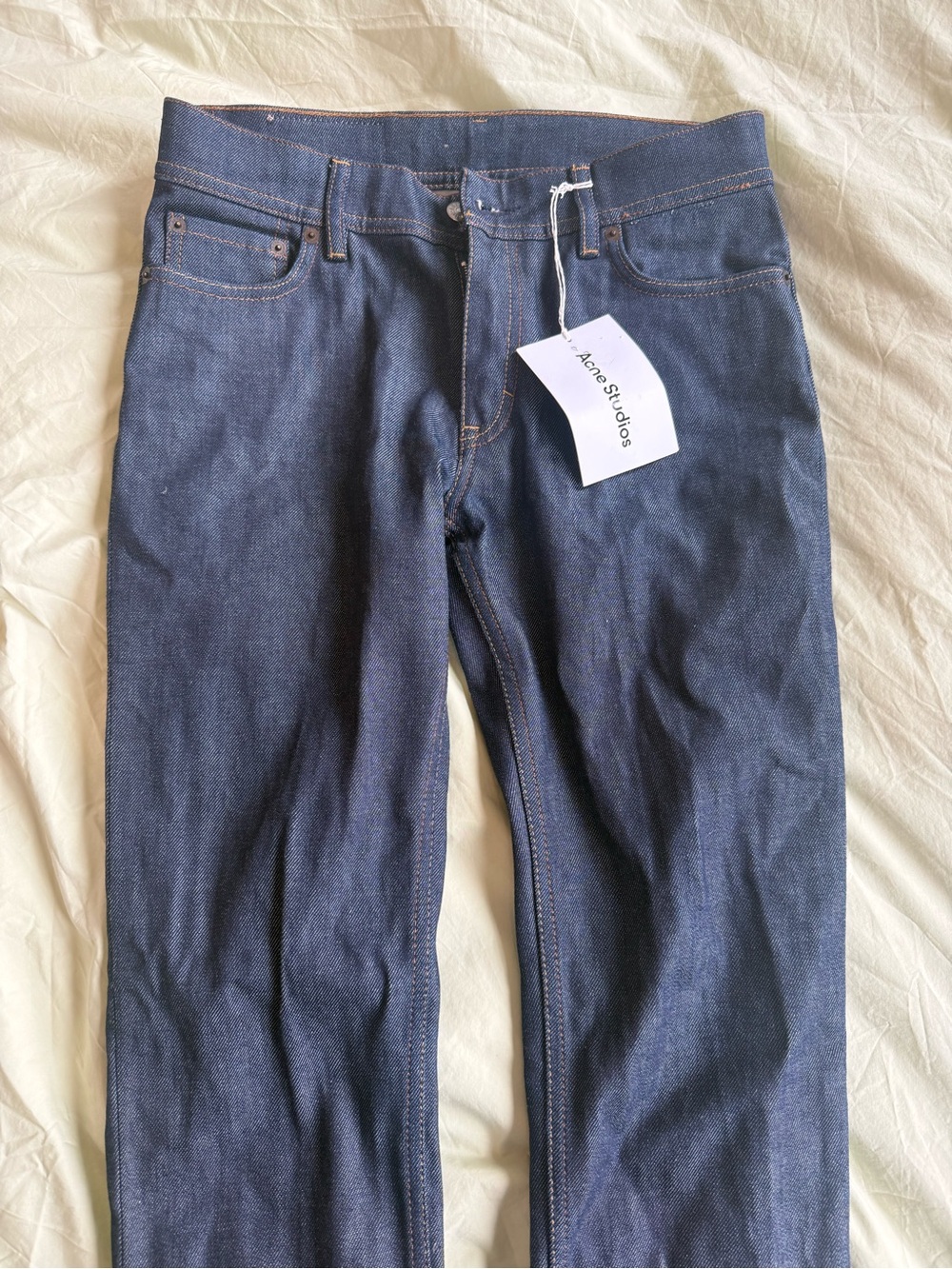 Acne Men’s Indigo Straight-Leg Denim Jeans NWT